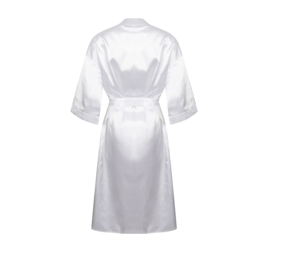 Peignoir femme satin
