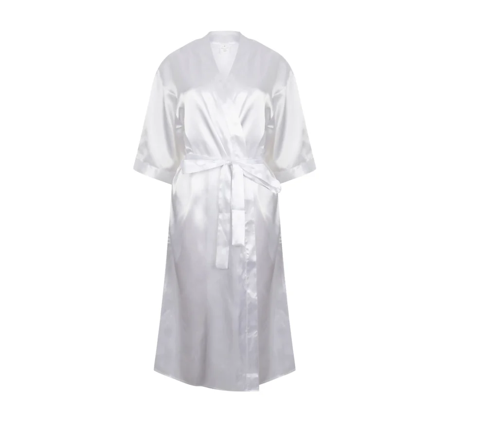 Peignoir femme satin