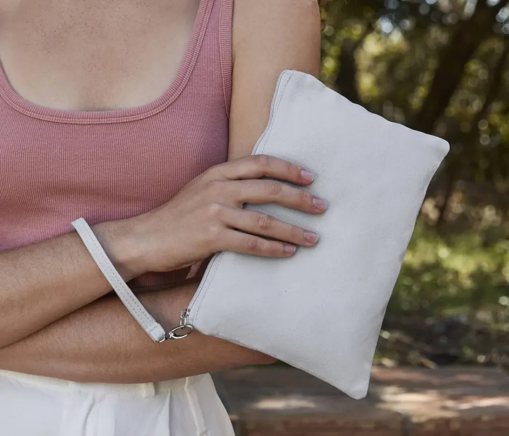 Trousse + anse zip couleur